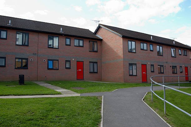 Typical UK college campus student housing