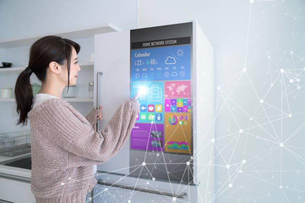 Smart refrigerator concept.